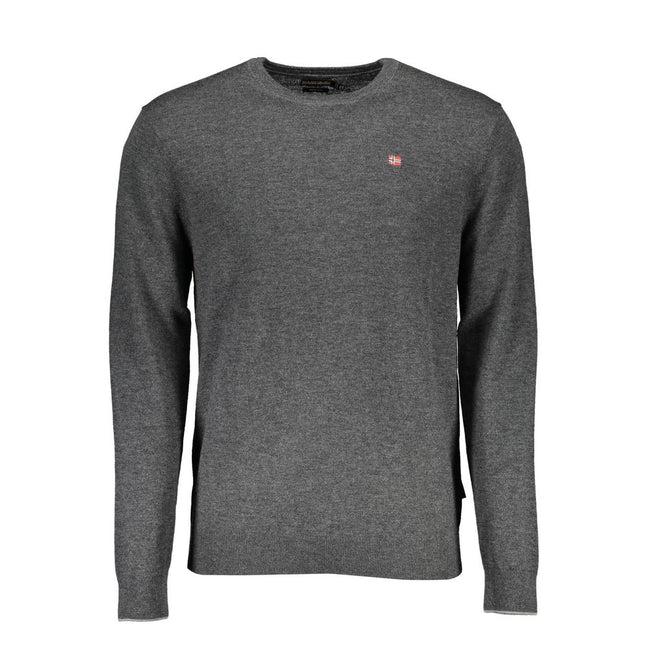 Napapijri Grauer Pullover aus Wolle
