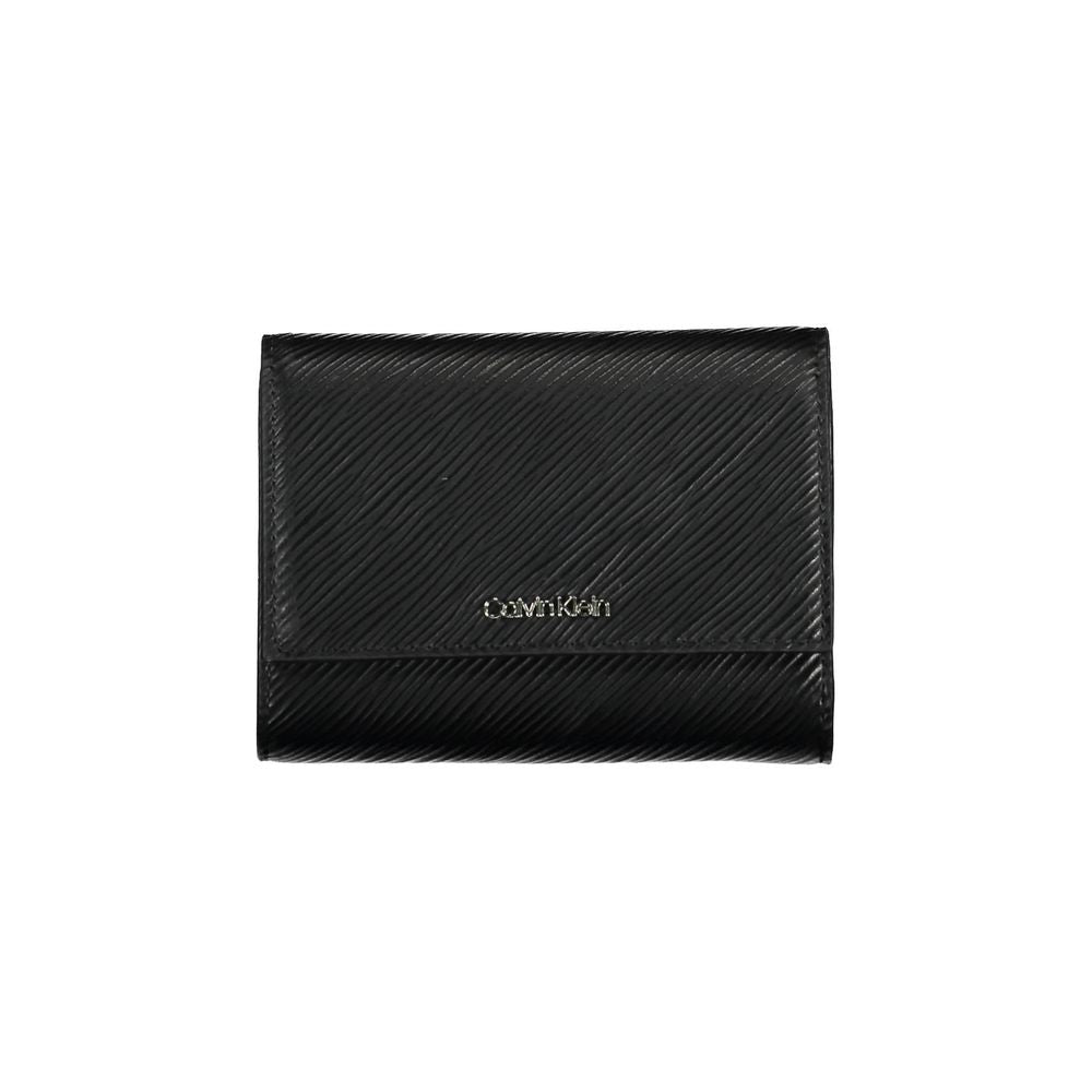 Calvin Klein Schwarze Geldbörse aus Polyurethan für Damen