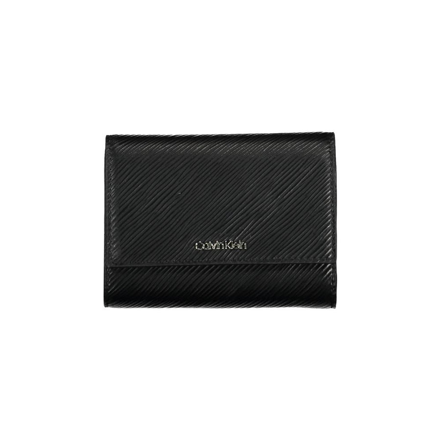 Calvin Klein Schwarze Geldbörse aus Polyurethan für Damen