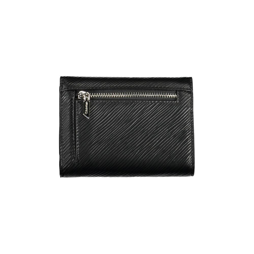 Calvin Klein Schwarze Geldbörse aus Polyurethan für Damen