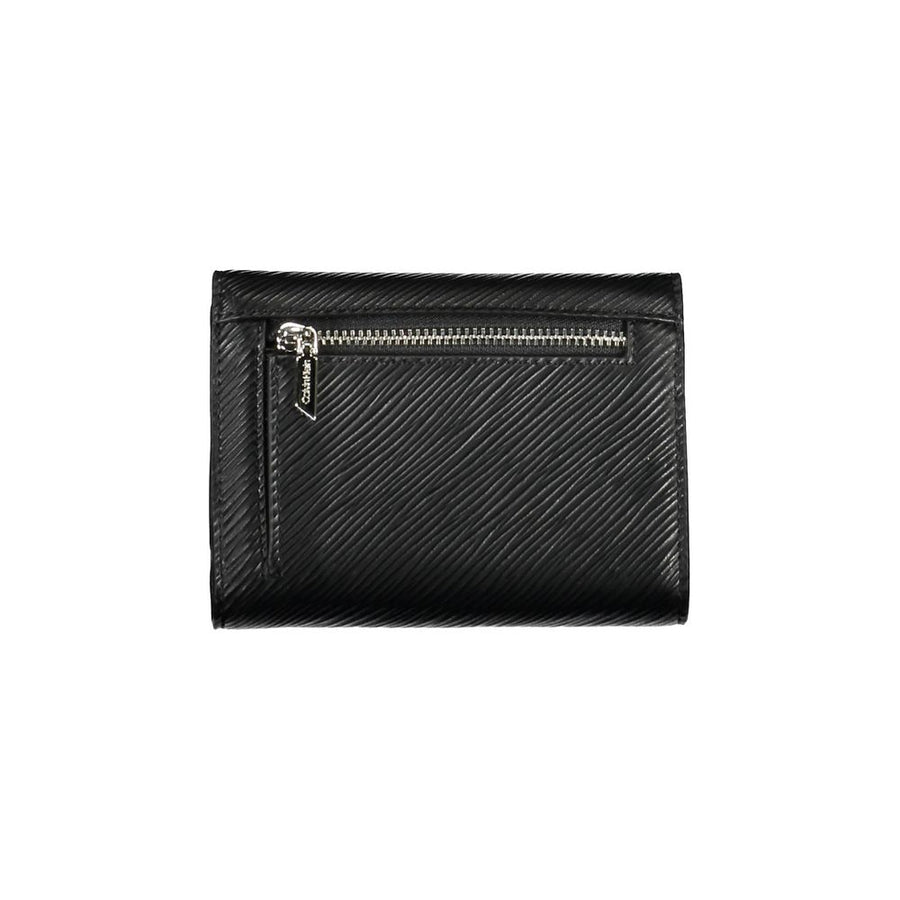 Calvin Klein Schwarze Geldbörse aus Polyurethan für Damen