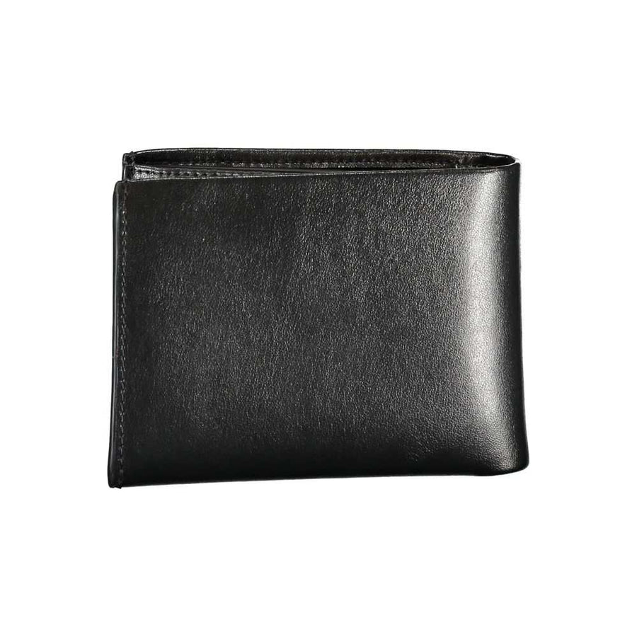 Calvin Klein Schwarzes Leder Portemonnaie
