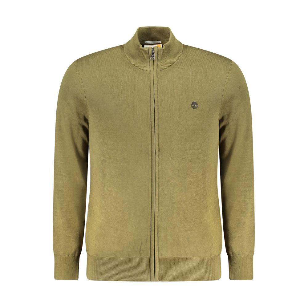 Timberland Men's Green Cotton Jumper