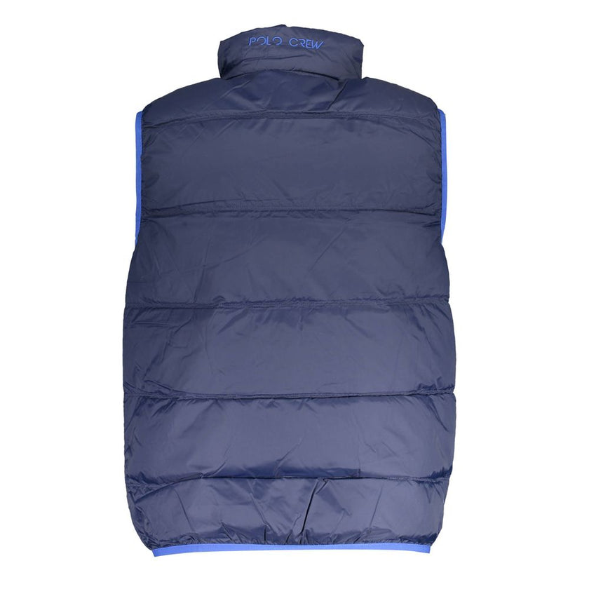 La Martina Blaue Polyamid-Herrenjacke