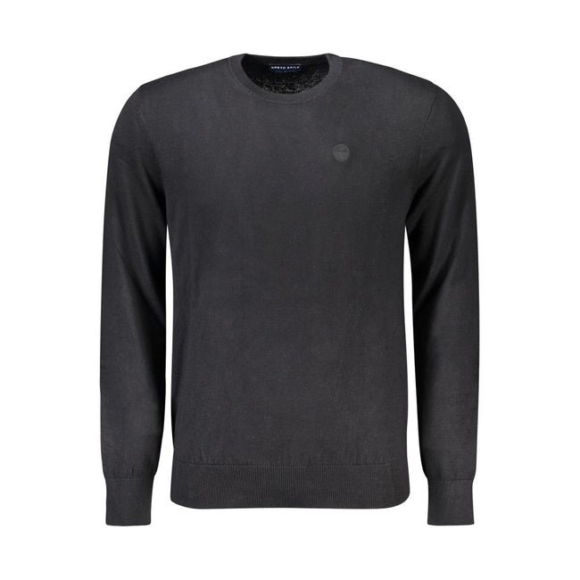 North Sails Schwarzer Herrenpullover aus Baumwolle