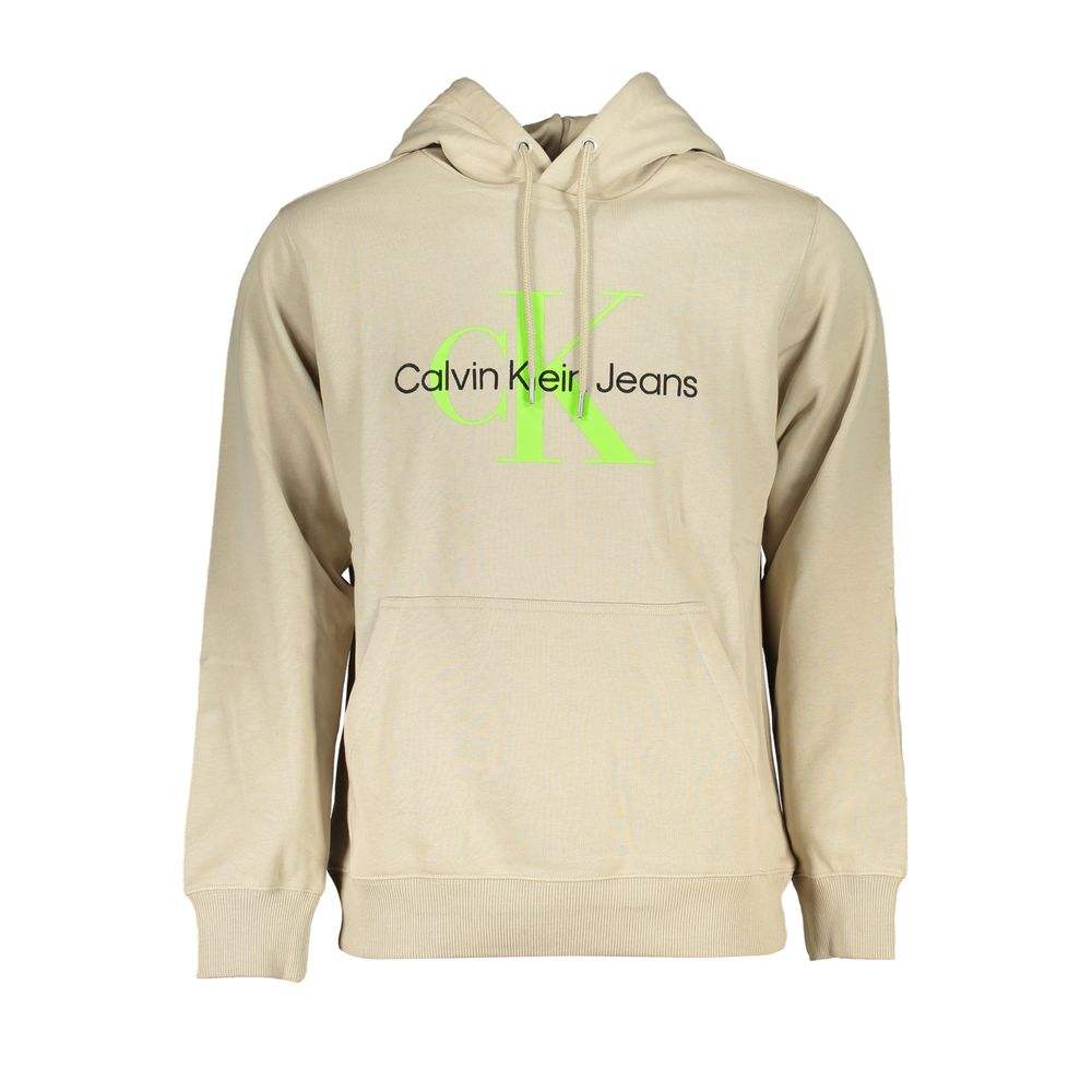 Calvin Klein Men's Beige Cotton Sweatshirt