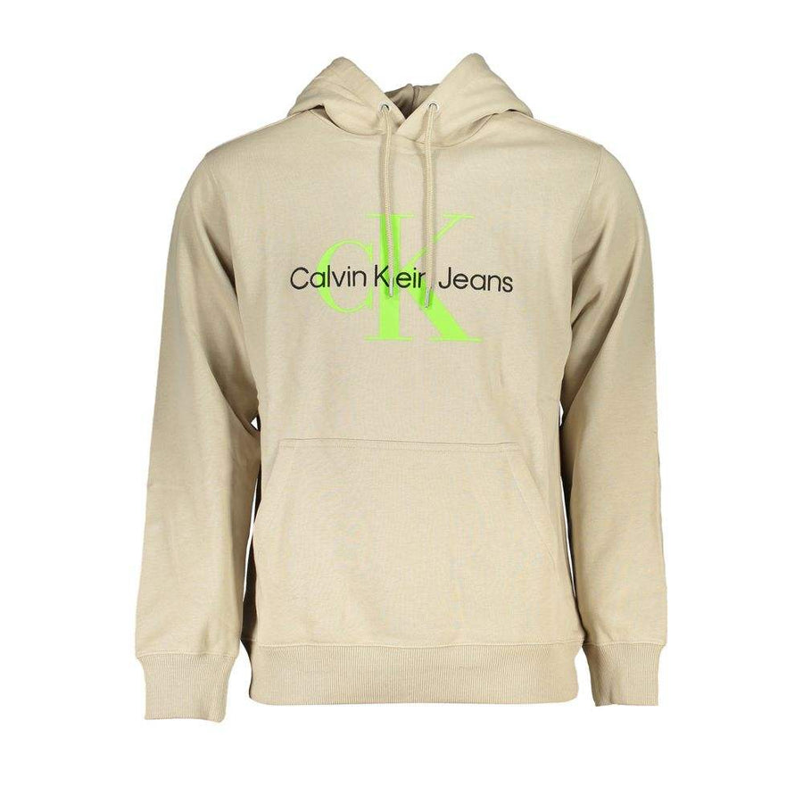 Calvin Klein Men's Beige Cotton Sweatshirt