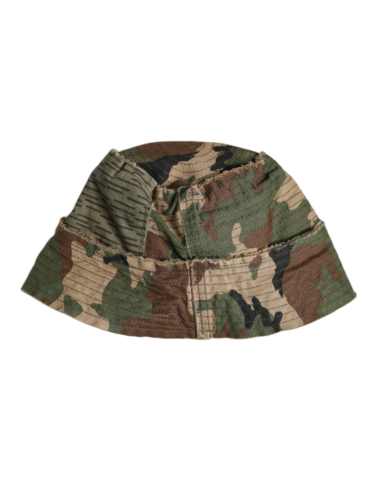 Dolce & Gabbana Multicolor Leopard Embellished Wide Brim Bucket Hat
