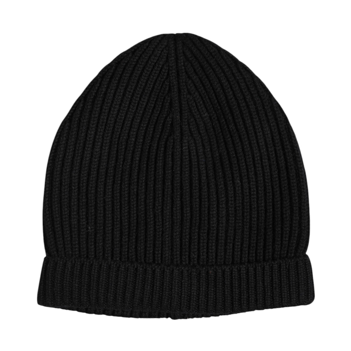 Dolce & Gabbana Black Cashmere Knit Winter Beanie