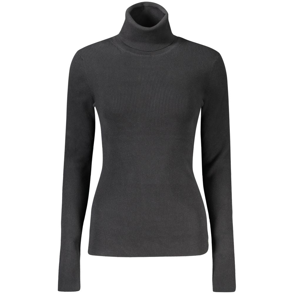 Calvin Klein Schwarzer Damen-Strickpullover aus Baumwolle