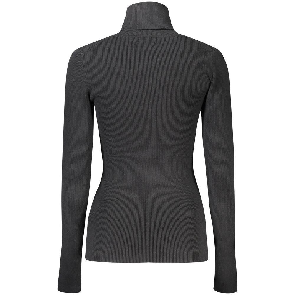 Calvin Klein Schwarzer Damen-Strickpullover aus Baumwolle