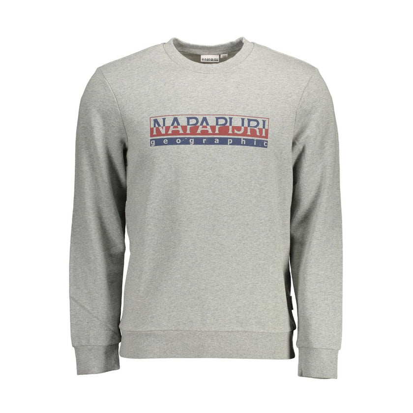 Napapijri Grigio Baumwoll-Sweatshirt für Herren