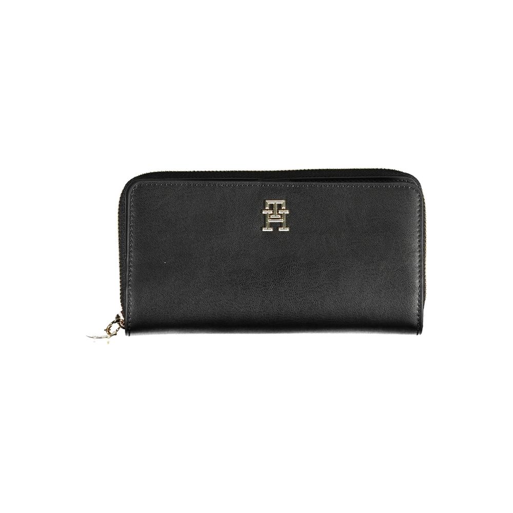 Tommy Hilfiger Nero Poliuretano Damen Geldbörse