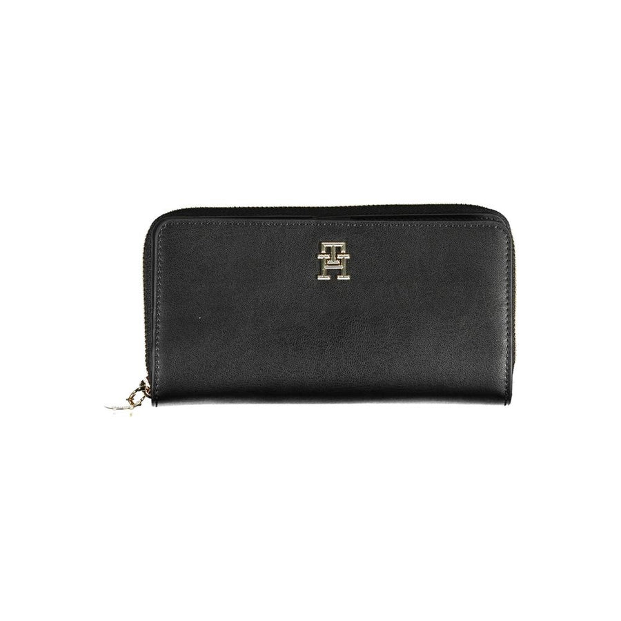 Tommy Hilfiger Nero Poliuretano Damen Geldbörse