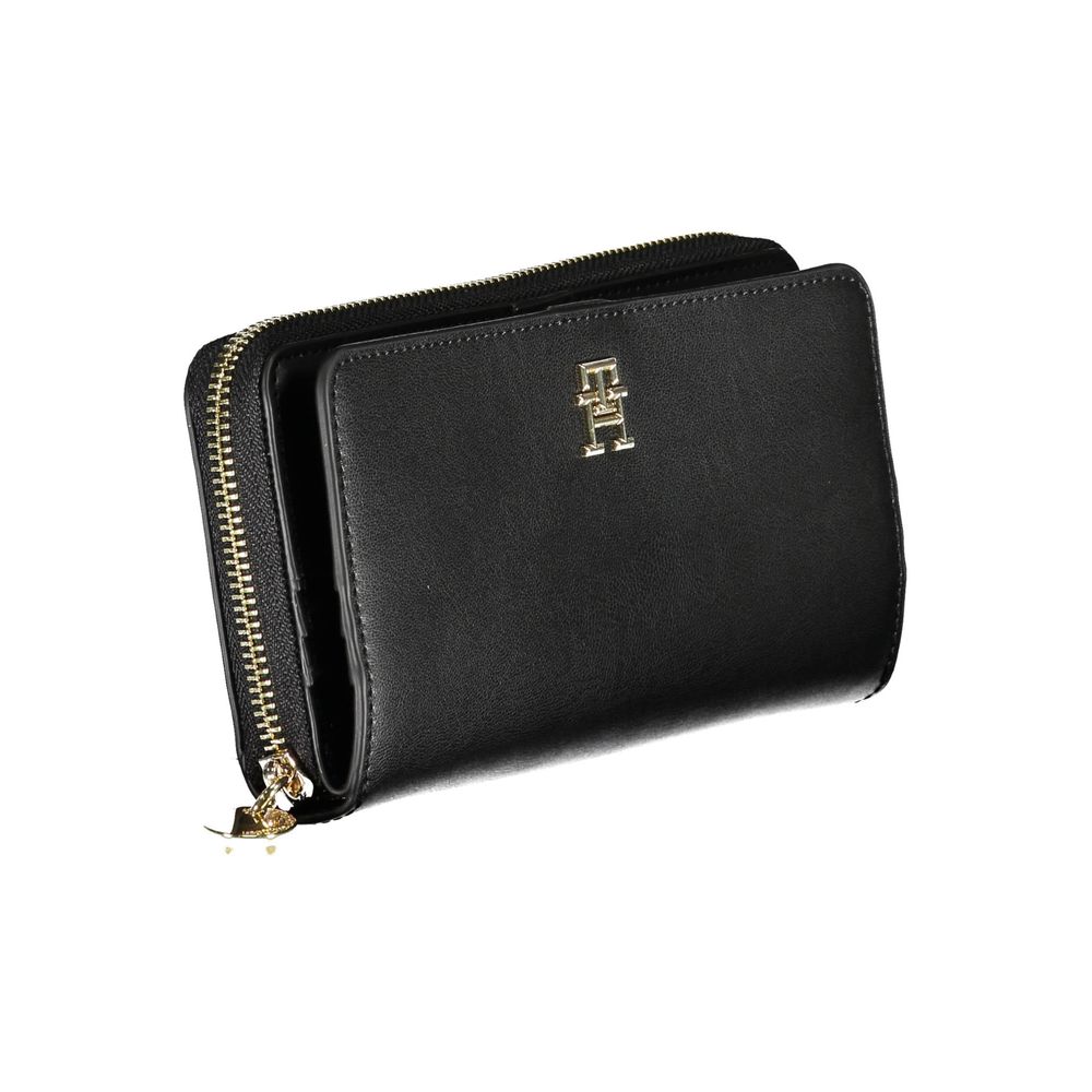 Tommy Hilfiger Nero Poliuretano Damen Geldbörse