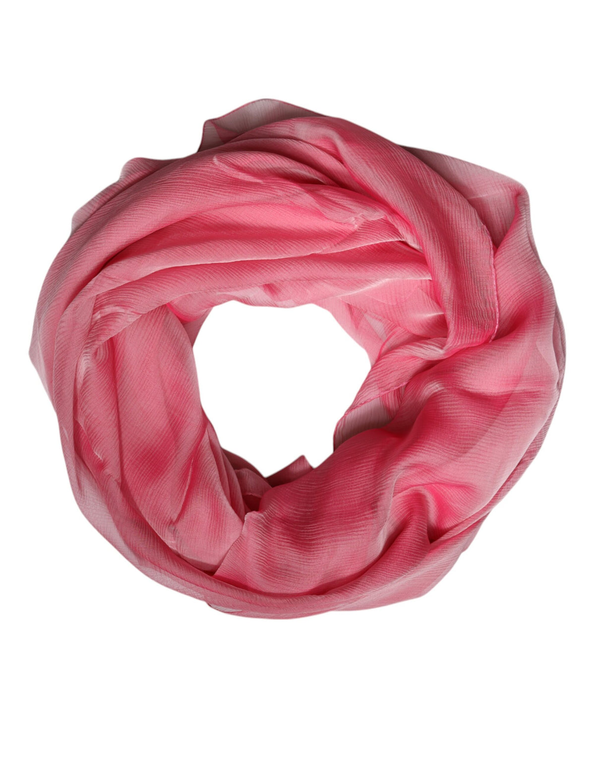 Dolce & Gabbana Pink Silk Rectangle Women's Wrap Scarf Shawl