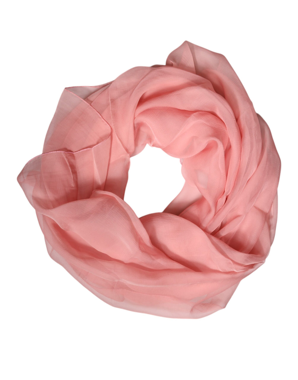 Dolce & Gabbana Pink Silk Rectangle Women's Wrap Scarf Shawl