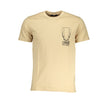 Cavalli Class Beige Baumwoll-T-Shirt für Herren
