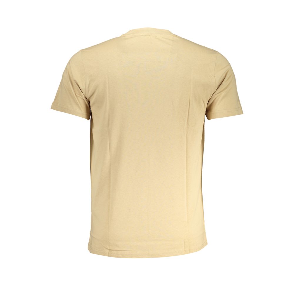 Cavalli Class Beige Baumwoll-T-Shirt für Herren