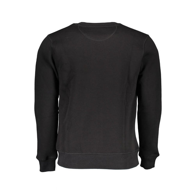 North Sails Schwarzer Baumwoll-Herren-Sweatshirt