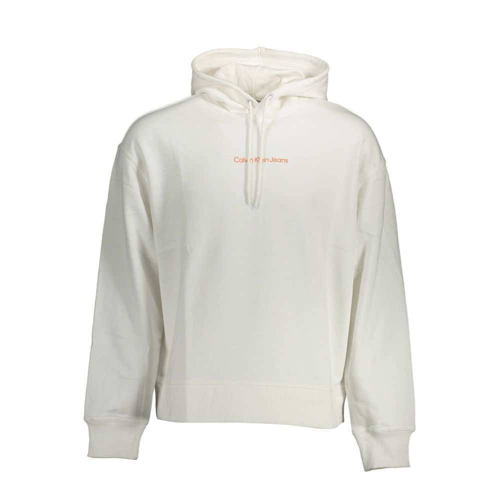 Calvin Klein Men's White Cotton Sweater