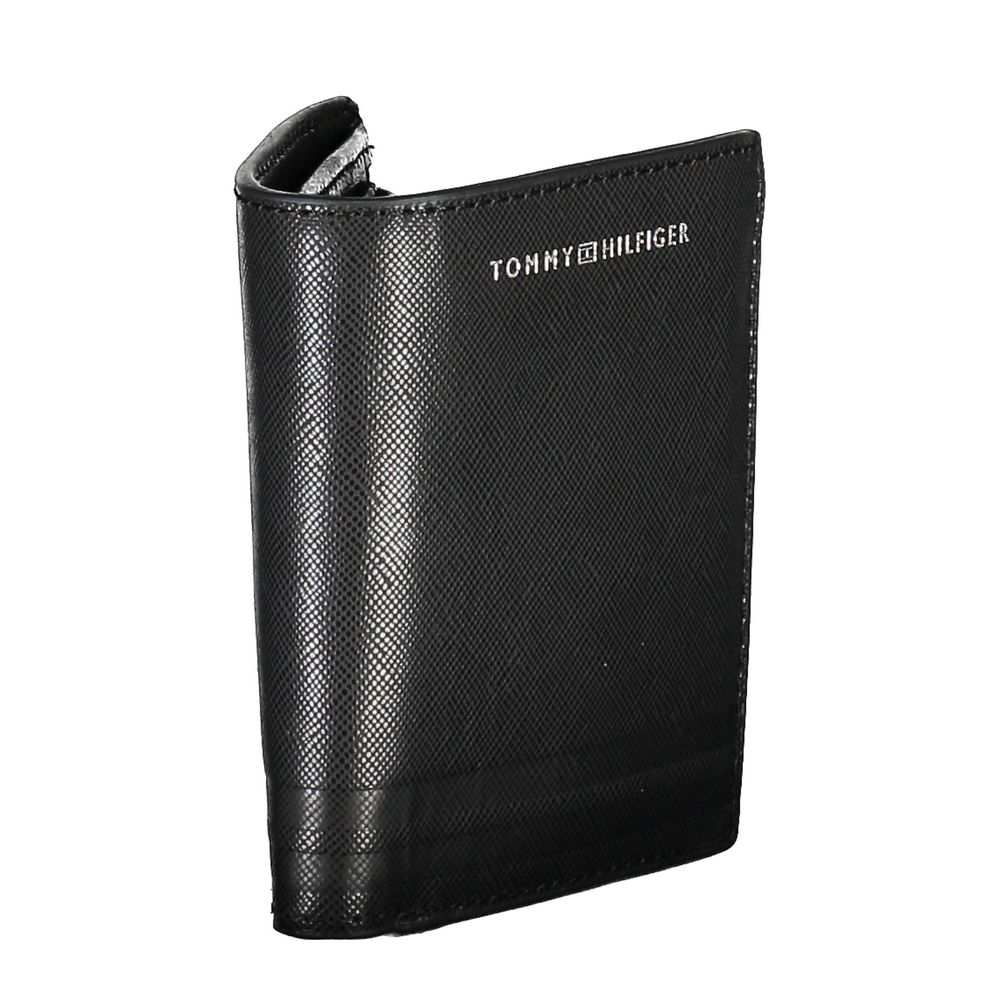 Tommy Hilfiger Men's Black Leather Wallet