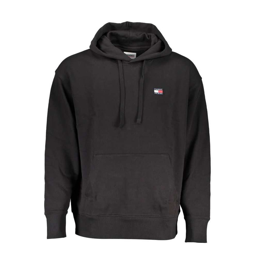 Tommy Hilfiger Schwarzer Herren-Hoodie aus Baumwolle