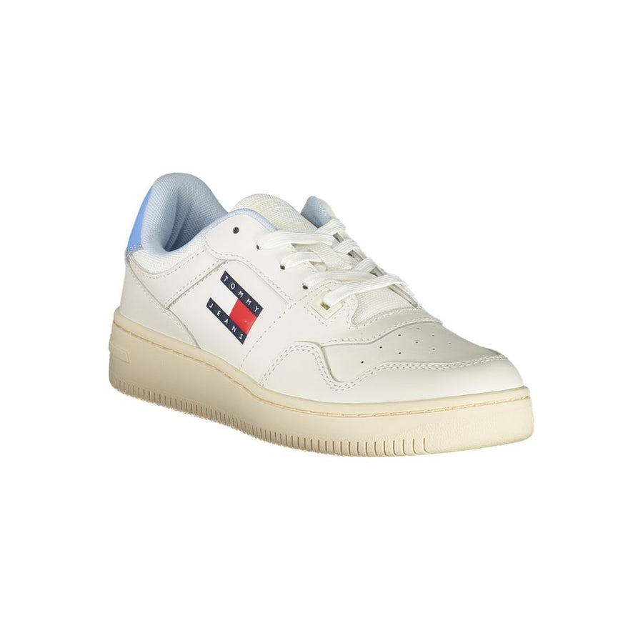 Tommy Hilfiger White Polyurethane Women's Sneaker