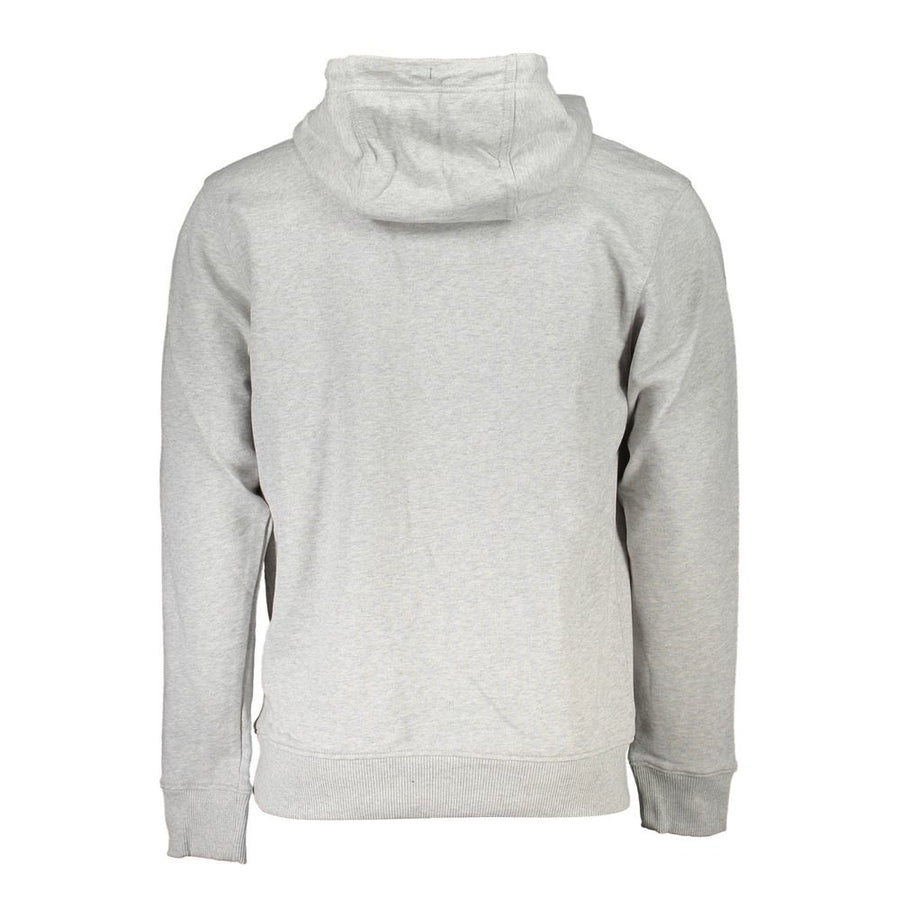 Tommy Hilfiger Grigio Herren-Kapuzenpullover aus Baumwolle