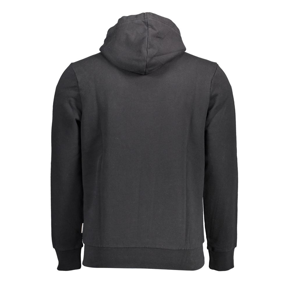 Napapijri Schwarzer Herren-Hoodie aus Baumwolle