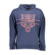 Plein Sport Blauer Baumwoll-Kapuzenpullover für Herren