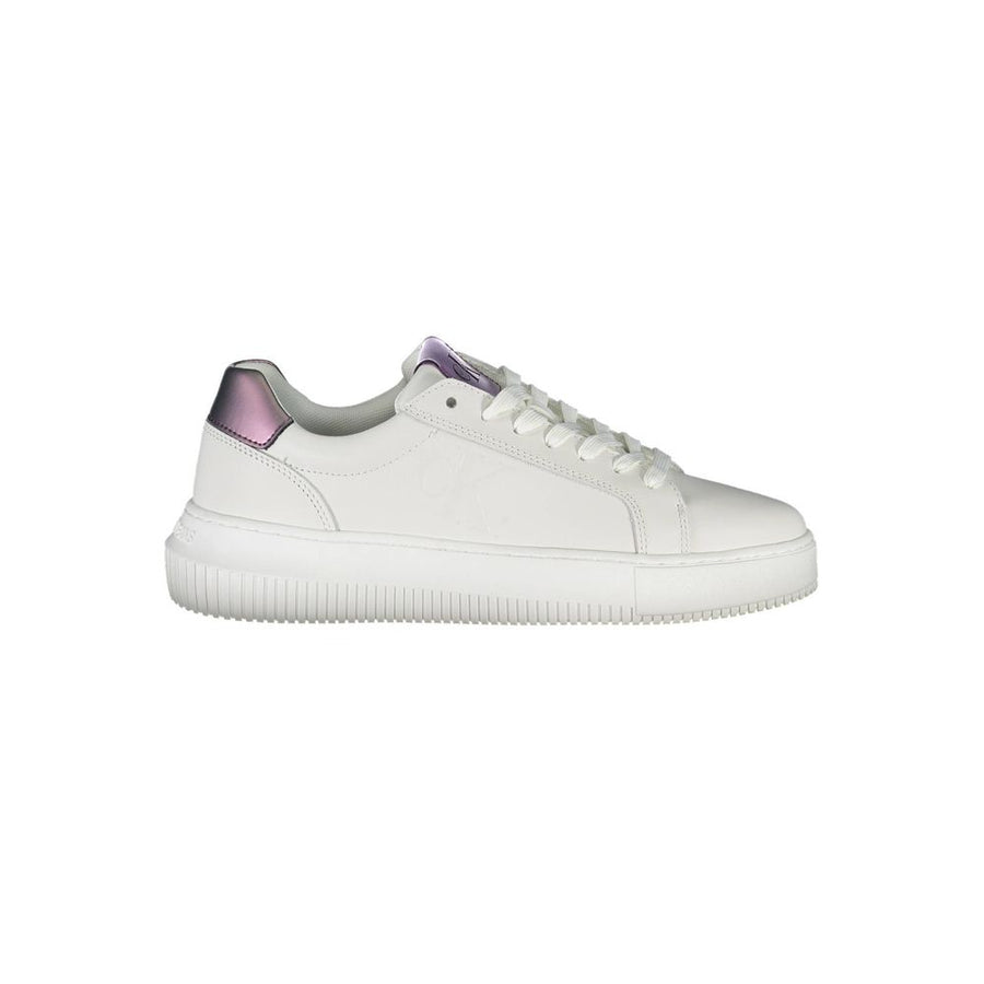 Calvin Klein sneakers in white fabric