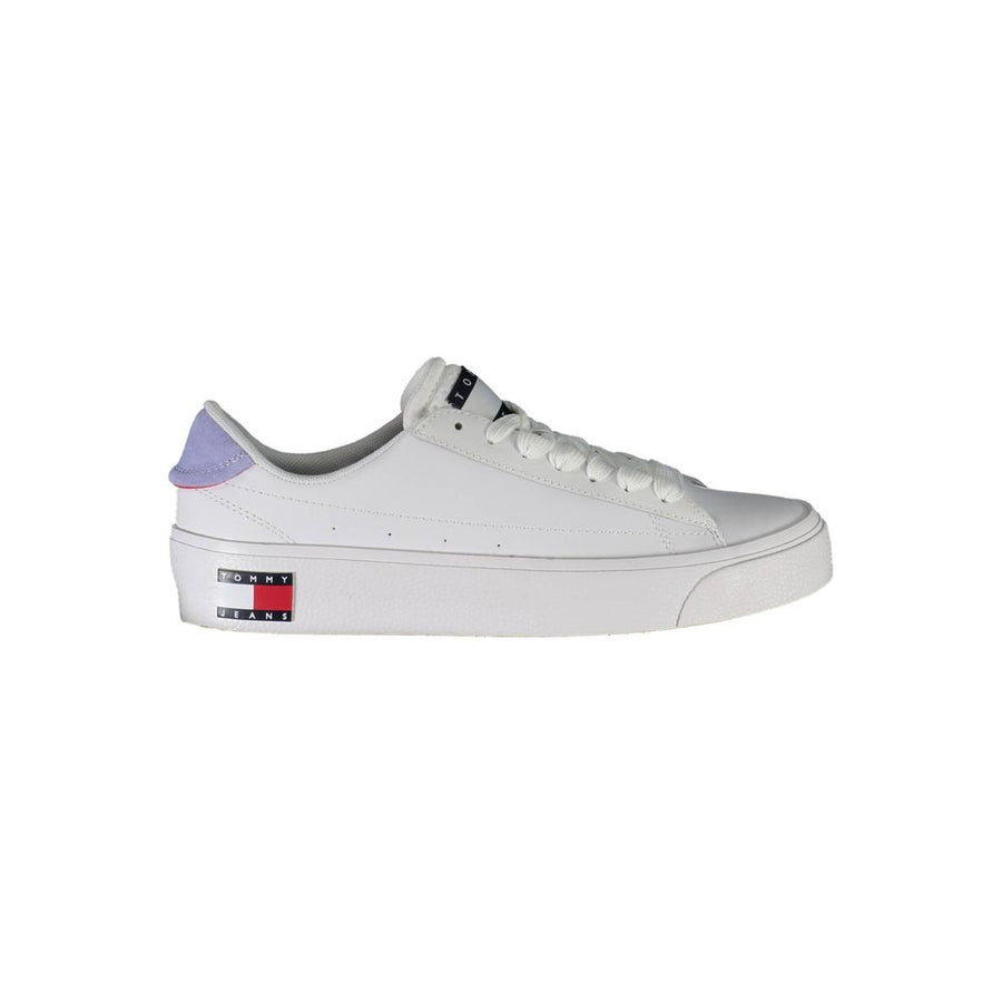 Tommy Hilfiger white canvas sneakers