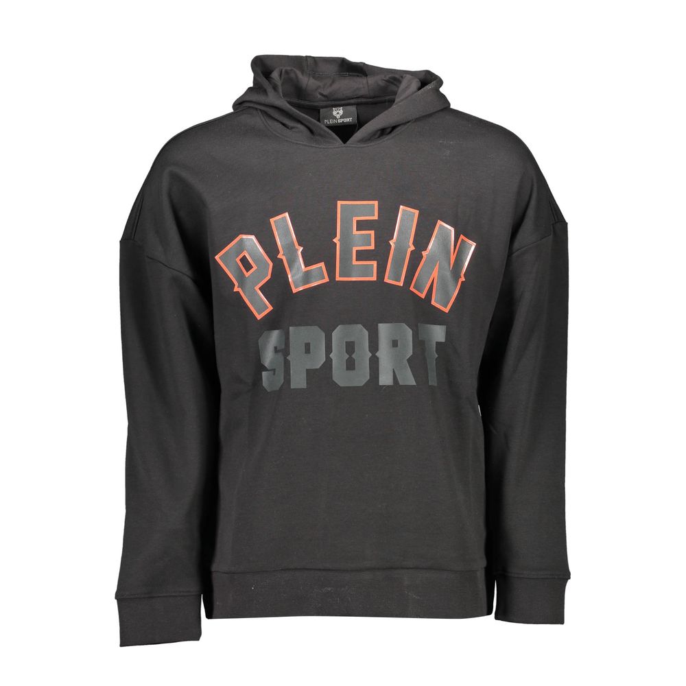 Plein Sport Schwarzer Baumwoll-Sweatshirt