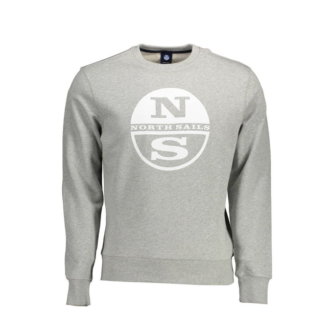 North Sails Grigio Baumwoll-Sweatshirt für Herren