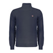 Norway 1963 Blauer Herrenpullover aus Wolle