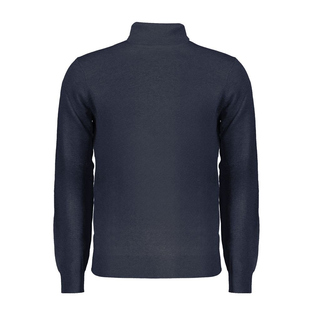Norway 1963 Blauer Herrenpullover aus Wolle