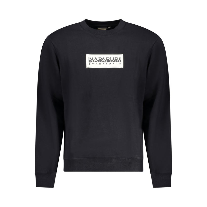 Napapijri Schwarzer Baumwoll-Herren-Sweatshirt