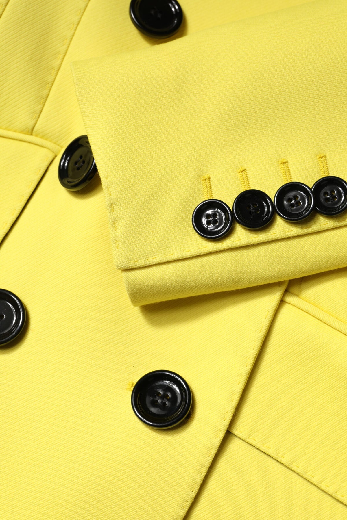 Dolce & Gabbana Yellow Double-Breasted Trench Coat Jacket