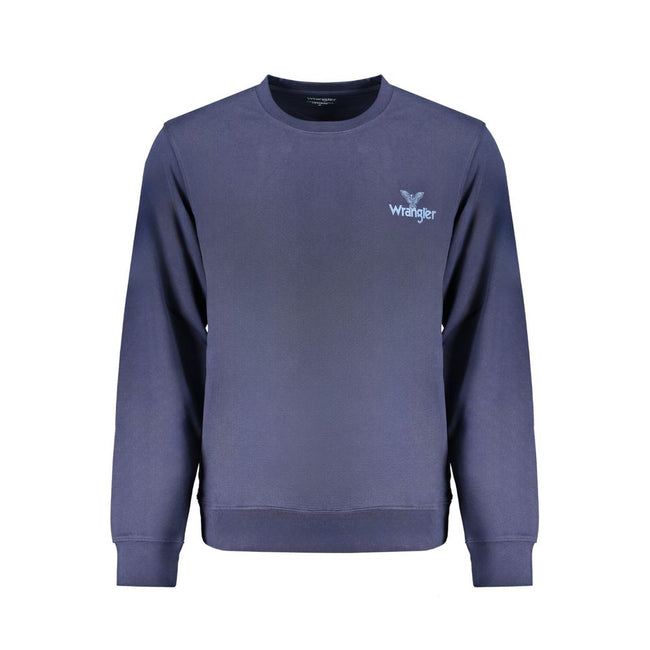 Wrangler Blauer Baumwoll-Sweatshirt