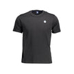 North Sails Schwarzes Baumwoll-T-Shirt für Herren