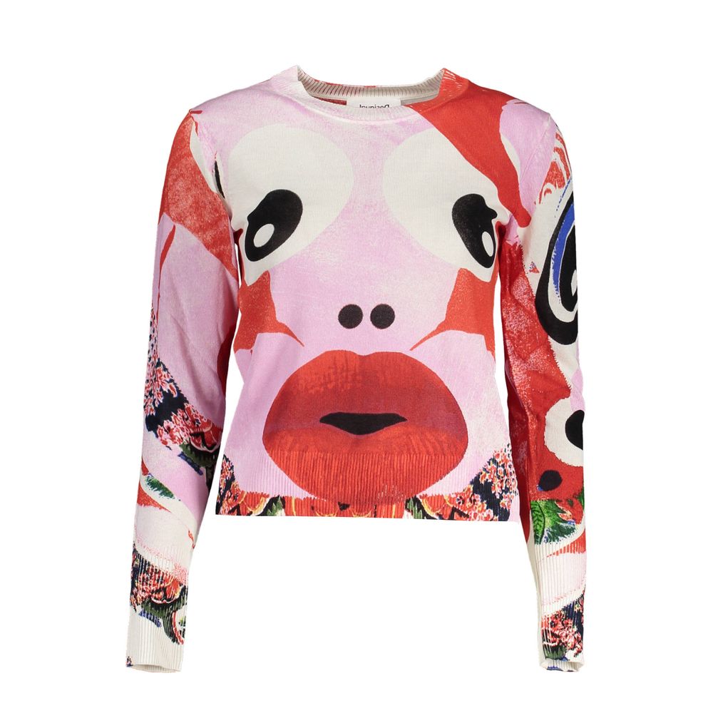 Desigual Women's Pink Viscose Pullover