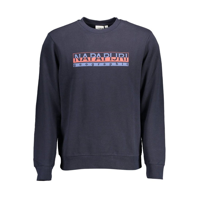 Napapijri Blauer Baumwoll-Sweatshirt für Herren