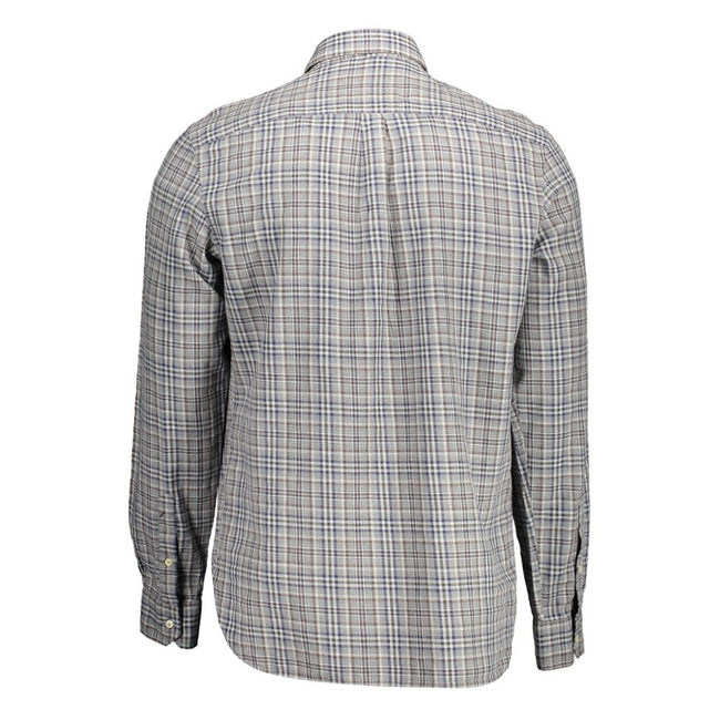 U.S. POLO ASSN. Graues Baumwollhemd