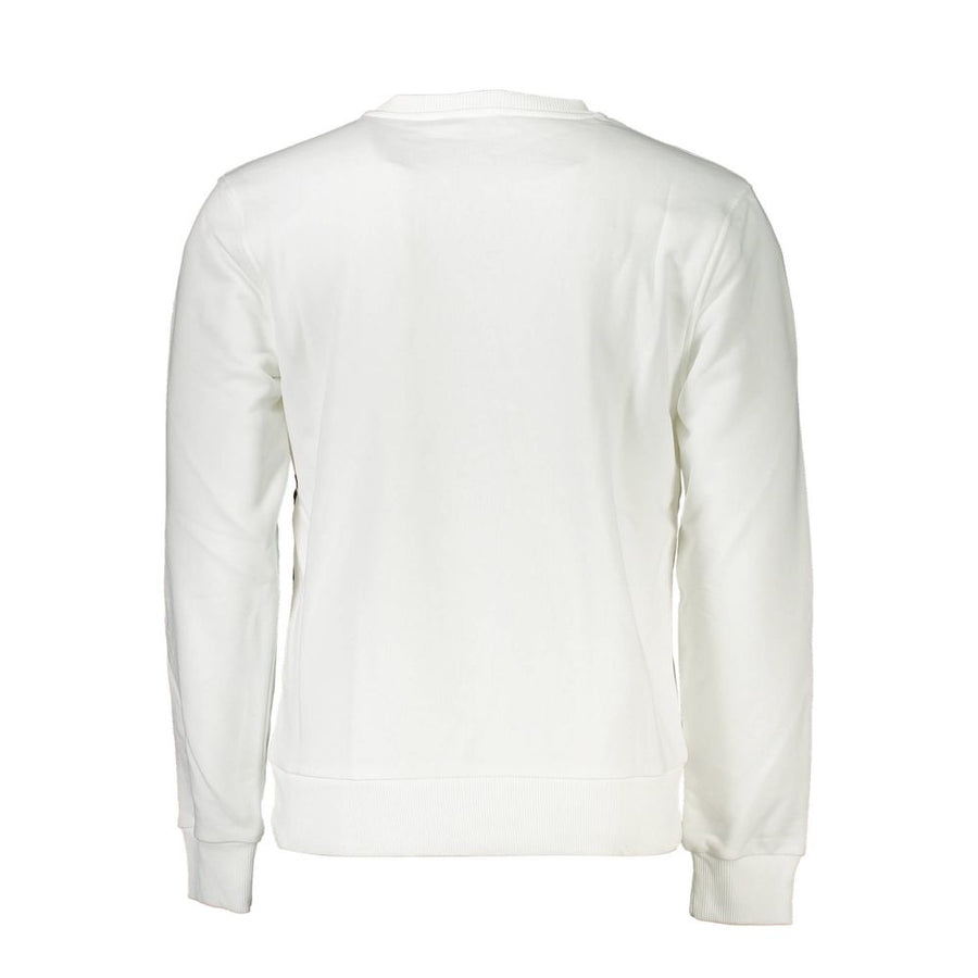 Cavalli Class Bianco Baumwoll-Sweatshirt für Herren