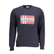 Napapijri Blaues Baumwoll-Sweatshirt für Herren