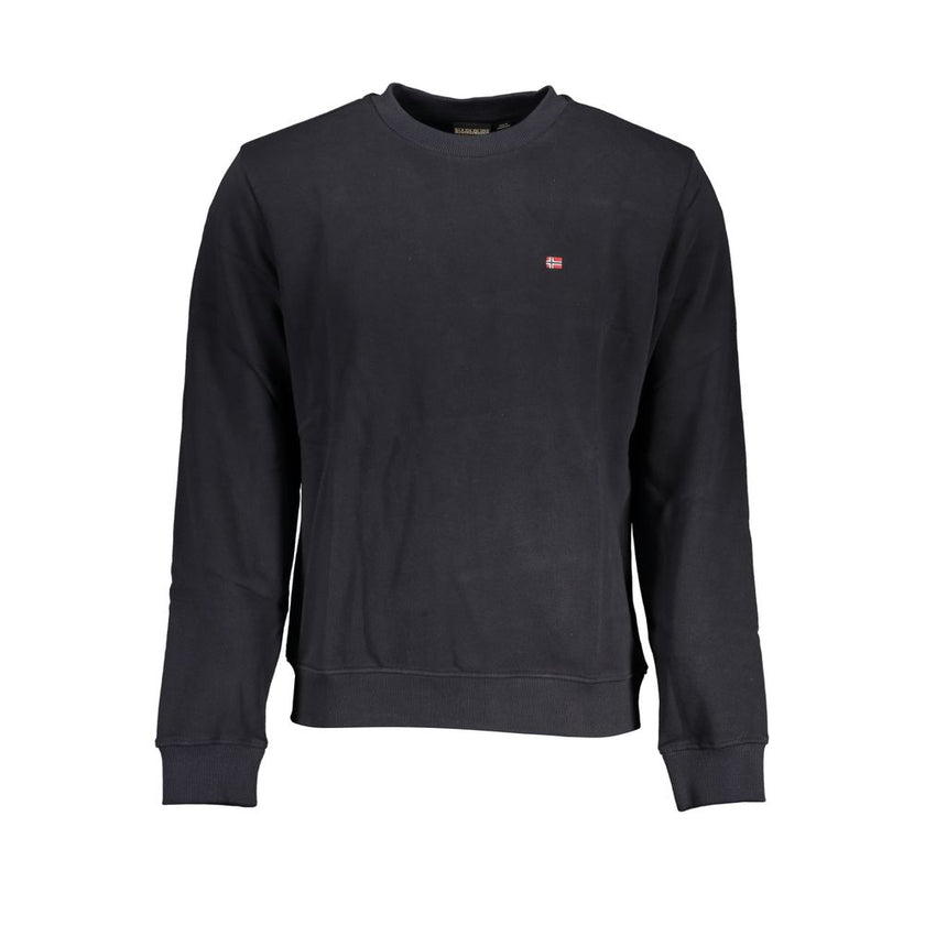 Napapijri Schwarzer Baumwoll-Herren-Sweatshirt