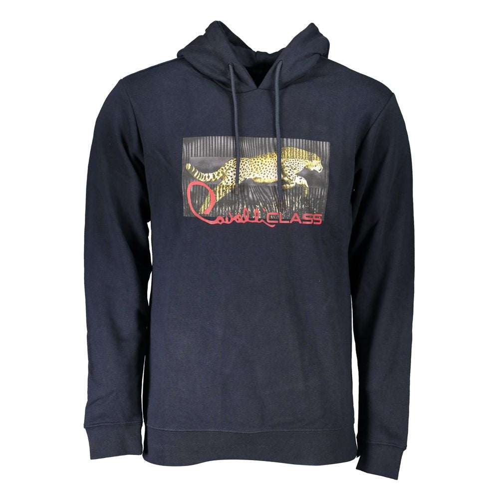 Cavalli Class Men's Blue Cotton Sweatshirt