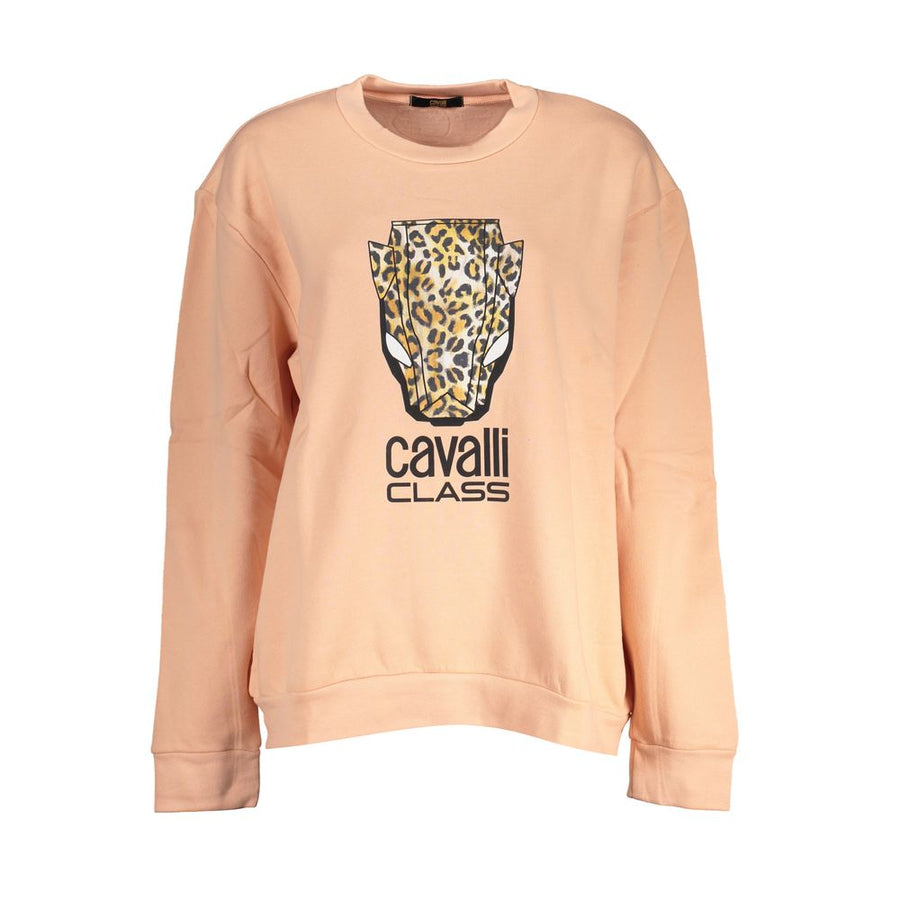 Cavalli Class Pink Polyester Women's Sweatshirt