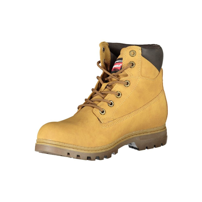 Carrera Gelber Polyester Herrenstiefel